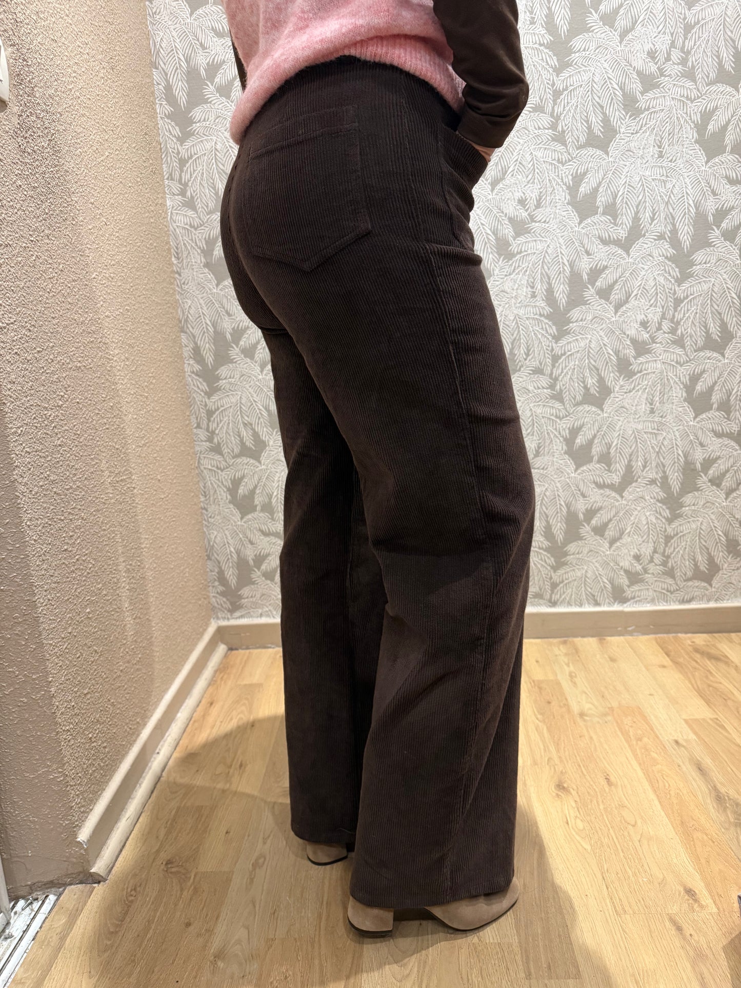 Pantalon velours - Brunette
