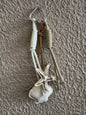 Porte clé/ Grigri de sac coquillages