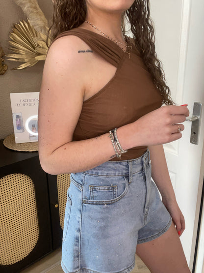 Short à paillettes Mia
