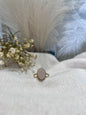 Bague Ambre Marbre beige