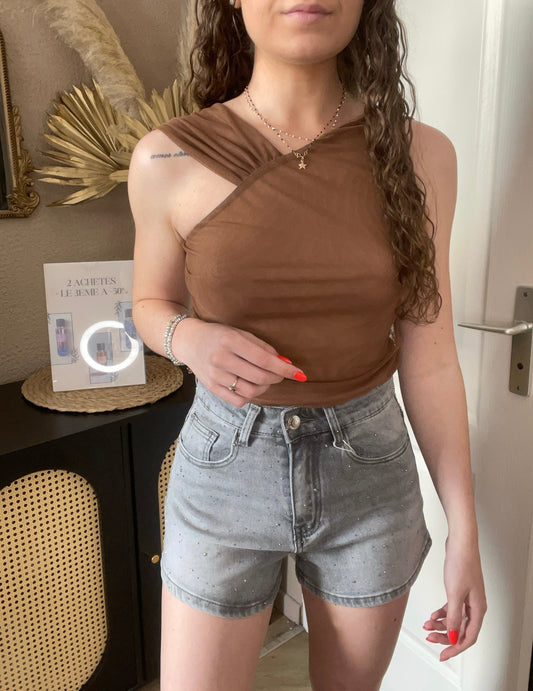 Short à paillettes Mia