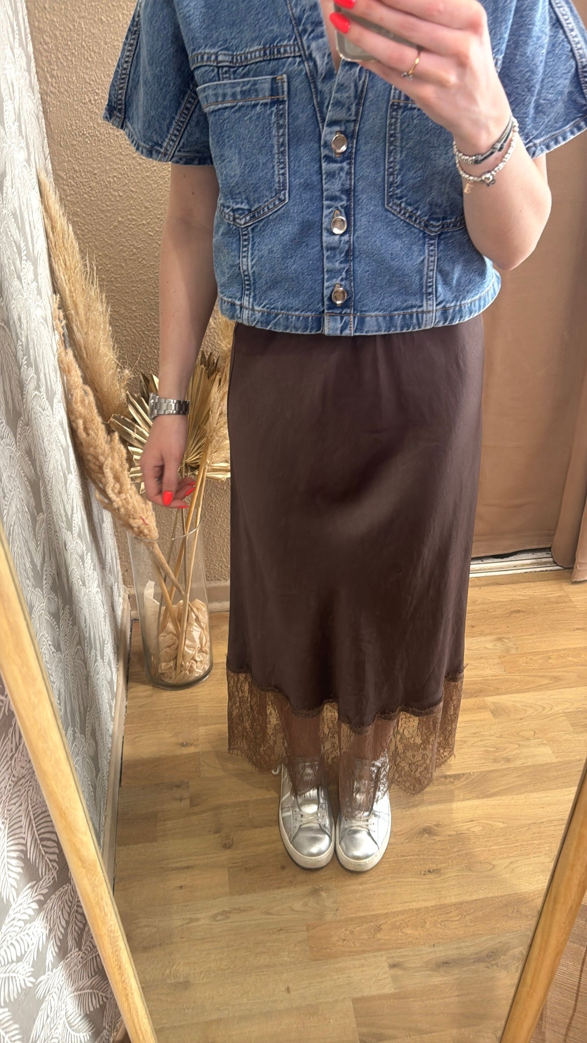Jupe Marine marron