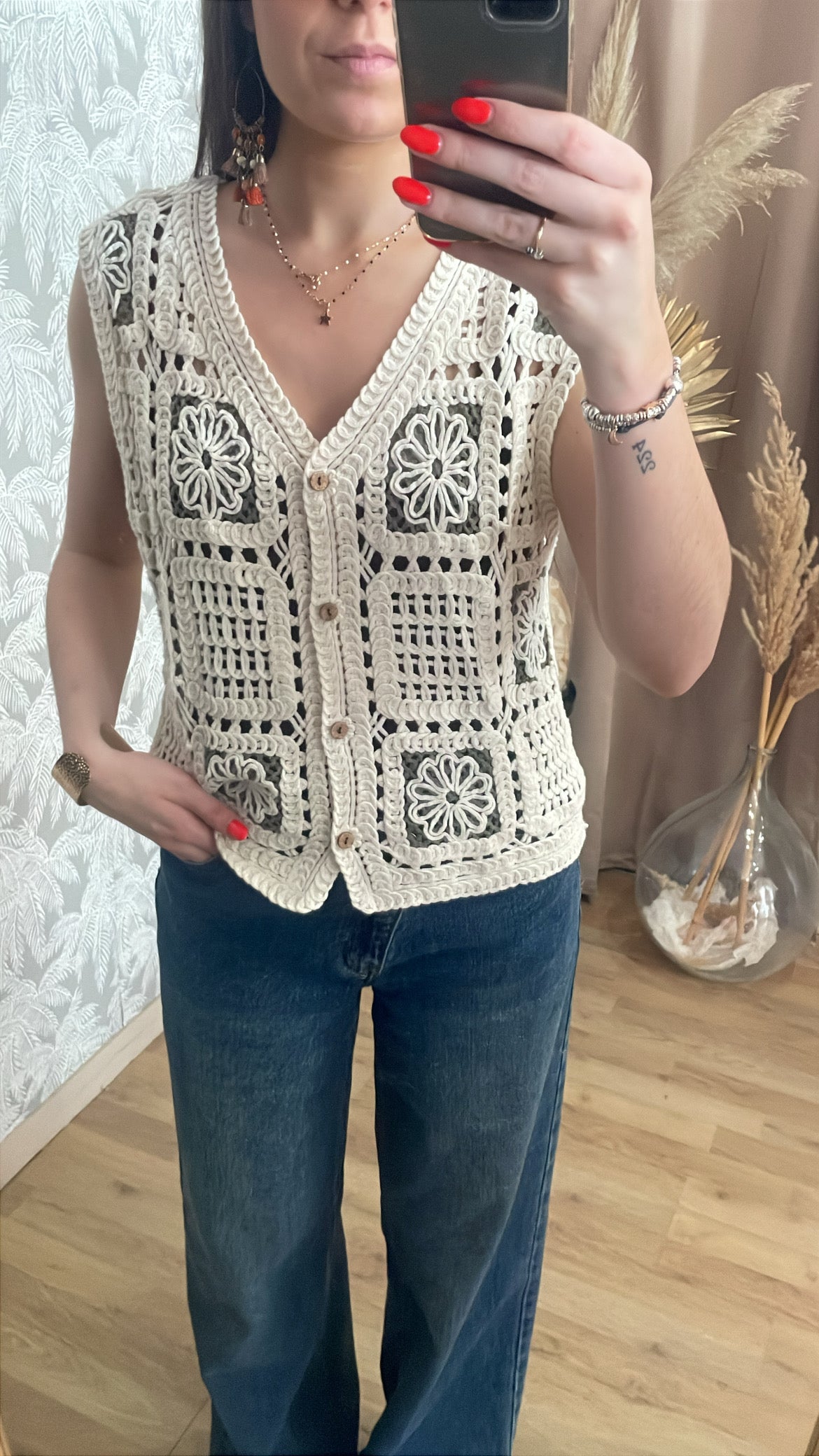 Top en crochet Bianca