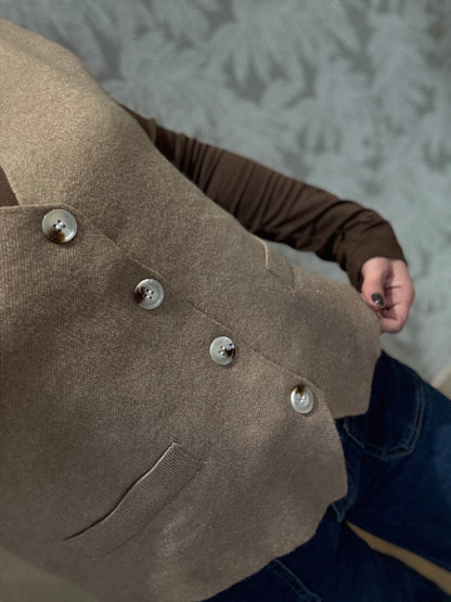 Gilet Loucia - Taupe