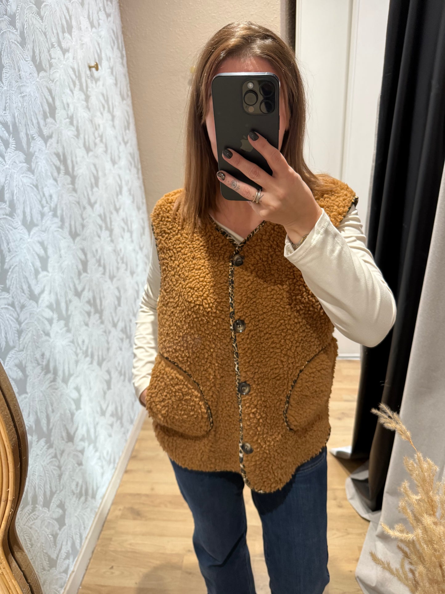 Gilet Constance - Camel