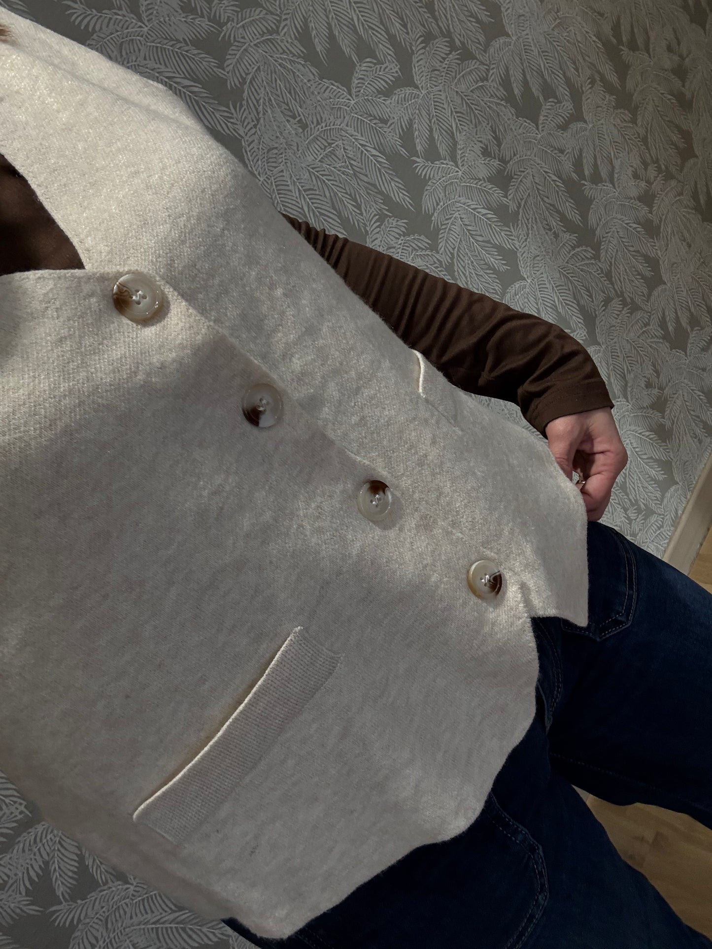 Gilet Loucia - Écru