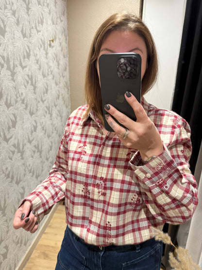 Chemise Irène - Bordeaux